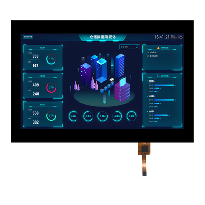 TFT de tela sensível ao toque de 7 polegadas com IK08 Konning Gorilla 2 Vidro de cobertura, Dureza da superfície> 7H