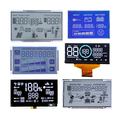 Display LCD personalizado TN/HTN/STN/FSTN/VA Segmento monocromático Caracter Grafico COG Dot Matix Ecrã LCD