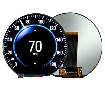 2 Wheeler Automotive TFT LCD 3.6 polegadas 544x506 RGB Circular Display