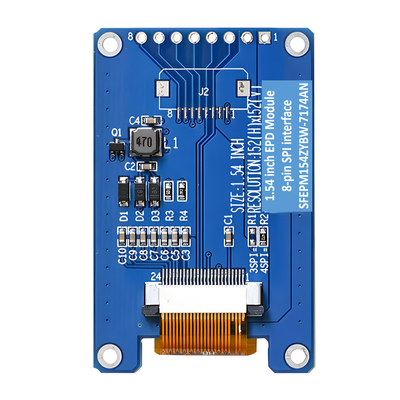 SPI E-Ink Display 1,5 polegadas preto e branco 152x152 pontos 1,54" E-Paper Display