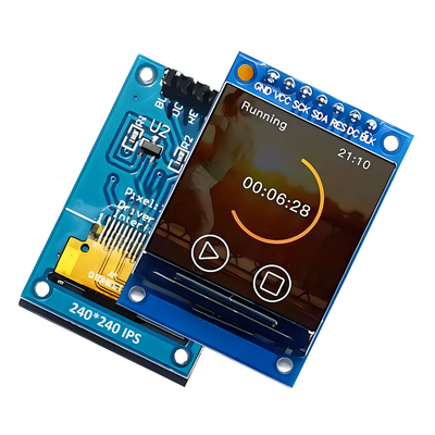 1.3" SPI TFT LCD Display Screen Module ST7789 240x240 3.3V 65K Full Color 51 STM32 Para Arduino