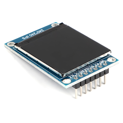 SPI Serial Interface 1.3-Inch IPS TFT LCD 240x240 Dot com 7 pinos de cabeçalho PCB