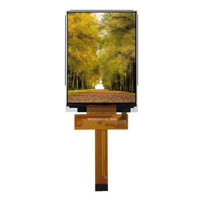 3.2 polegadas SPI TFT LCD Display 240*320 pixels ZIF FPC 18 Pin ST7789V/ILI9341 Driver IC