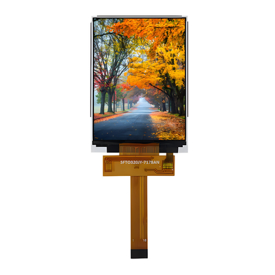 3.2 polegadas SPI TFT LCD Display 240*320 pixels ZIF FPC 18 Pin ST7789V/ILI9341 Driver IC