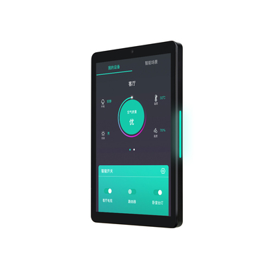 PC Smart Tablet Android de 8 polegadas montado na parede com suporte ao Zigbee POE RS 485