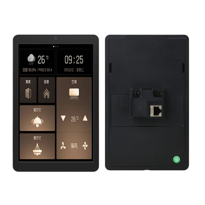 PC Smart Tablet Android de 8 polegadas montado na parede com suporte ao Zigbee POE RS 485
