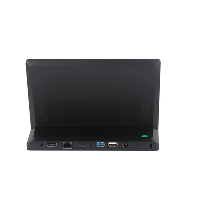 8 polegadas 1280x800 Android 11 touch screen monitor em forma de L com porta HDMI RJ45