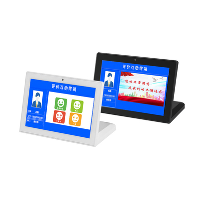8 polegadas 1280x800 Android 11 touch screen monitor em forma de L com porta HDMI RJ45