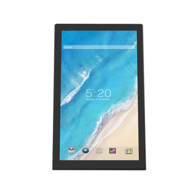 Monitor de tela sensível ao toque Android de 14 polegadas em forma de L 2 GB + 16 GB de memória com HDMI RJ45 POE