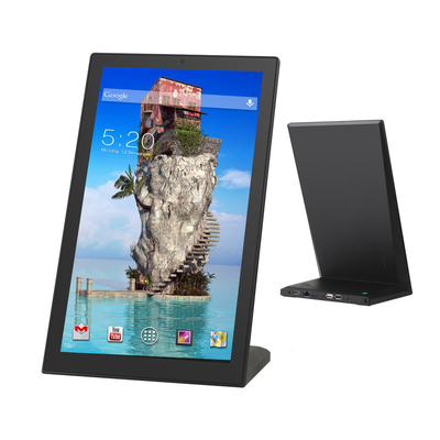 Monitor de tela sensível ao toque Android de 14 polegadas em forma de L 2 GB + 16 GB de memória com HDMI RJ45 POE