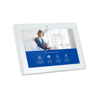 Ecrã de toque Android de 8 polegadas montado na parede com tela IPS 1280x800 tudo em um tablet PC