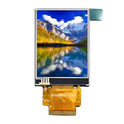 1000nits 2,8 polegadas Alto brilho TFT LCD Display 240 X 320 pontos IPS MCU e RGB Interface
