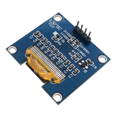 1.3-inch 128x64 Dot Matrix OLED 4-Pin IIC I2C Interface SH1106 Driver IC Opções de fonte Branco/Azul