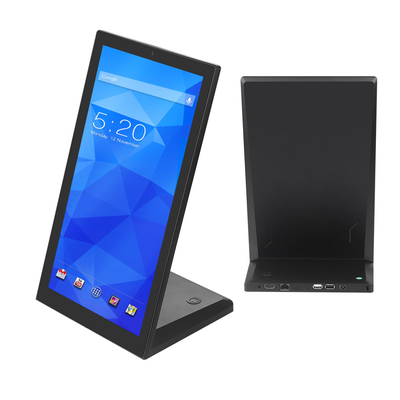 Monitor de tela sensível ao toque em forma de L RK3566 Android 11OS Tablet PC com wifi POE LED Light Bar