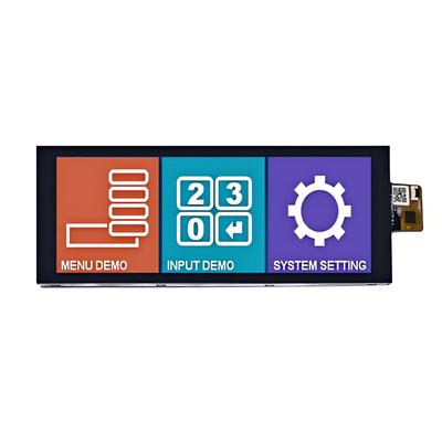 Alto brilho 800nits 6,86 polegadas IPS TFT LCD Display 1280*480 pontos MIPI Interface com CTP