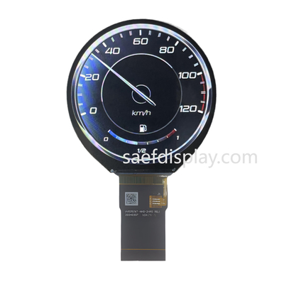 Grade Automotive 2,8 polegadas Tft Display SPI+RGB Interface 480*480 Ecrã LCD circular redondo