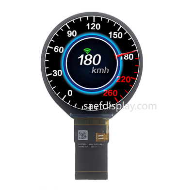 Grade Automotive 2,8 polegadas Tft Display SPI+RGB Interface 480*480 Ecrã LCD circular redondo