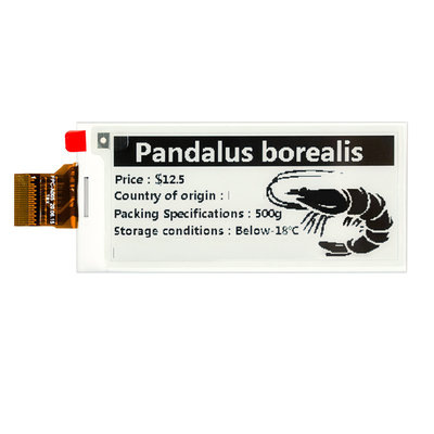 2.9 polegadas 128*296 pontos MCU Interface E-Ink E-Paper Matrix ativa Electrophoretic Display Painel EPD