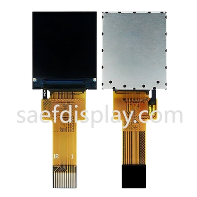 Pequeno IPS TFT LCD Display 0,85 polegadas 0,85' 128x128 Resolução em cores completas 12 pin ZIF Connector