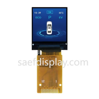 Pequeno IPS TFT LCD Display 0,85 polegadas 0,85' 128x128 Resolução em cores completas 12 pin ZIF Connector