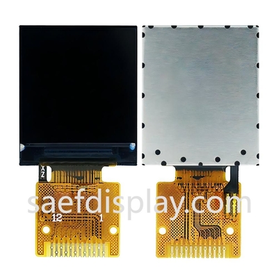 Pequena tela TFT LCD 0,85 polegadas 128 * 128 pixels Interface SPI Todos os ângulos de visão