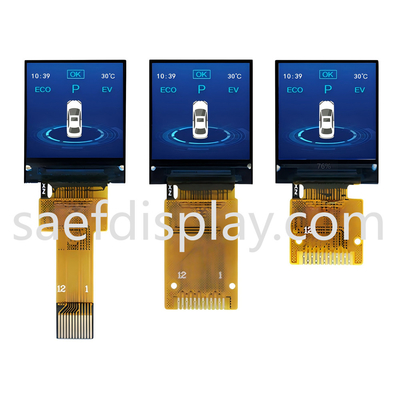Pequena tela TFT LCD 0,85 polegadas 128 * 128 pixels Interface SPI Todos os ângulos de visão