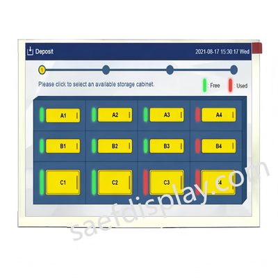 5Módulo de exibição TFT IPS de 7 polegadas com resolução de 640x480, brilho de 5000 nits e interface RGB