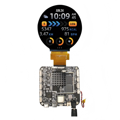 3.4 polegadas TFT LCD Rondão Monitor de Mídia Publicitária Com Android RK3566