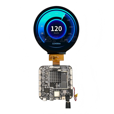 3.4 polegadas TFT LCD Rondão Monitor de Mídia Publicitária Com Android RK3566
