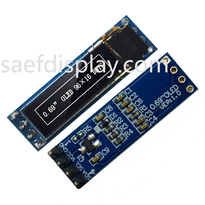 0.69 polegadas OLED Display Module - 96x16 I2C, SSD1306 IC, Branco, Compatível com Arduino Melhor Preço EUA