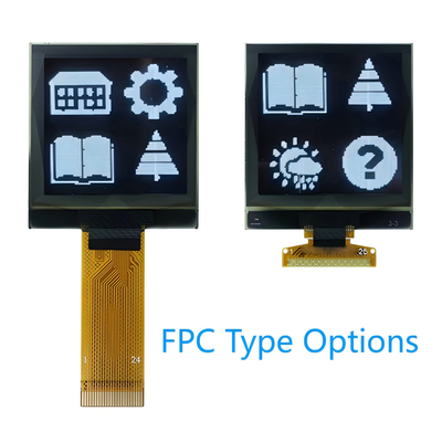 1Módulo OLED de 5 polegadas - 128x128 Monocromo Branco e Azul para IoT