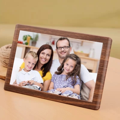 10.1 polegadas Smart WiFi Digital Photo Frame HD IPS LCD 1280x800 Resolução 16GB Armazenamento Música Plástico Cloud Compartilhar Via Frameo App