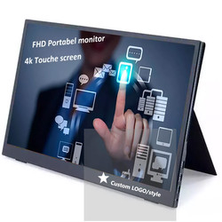 FHD 1920*1080 Portable Touch Monitor 15,6 polegadas IPS Display para modos de exibição flexíveis e grande ângulo de visão