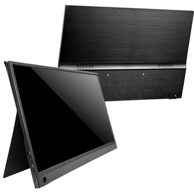13Monitor portátil de tela sensível ao toque de.3 polegadas, monitor portátil de jogos USB C com suporte de desktop para computador portátil