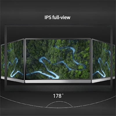 Ecrã tátil industrial de metal de 15,6 polegadas, painel IPS Full HD 1920x1080 com toque capacitivo de 10 pontos