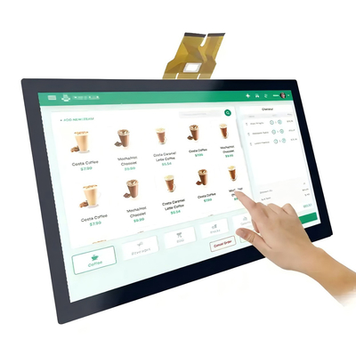 23.8" Industrial TFT LCD Display FHD 1080p LVDS Interface Ângulo de visão largo Baixo reflexo 350 cd/m2 Brilho Certificado UE/EUA