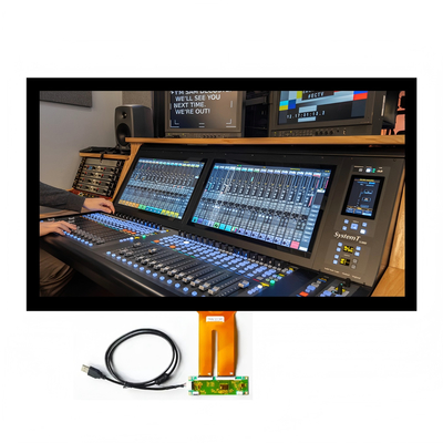 21.5" Industrial TFT Display com 10 pontos de toque Full HD 1920 x 1080 Dual LVDS Interface Garantia de 2 anos