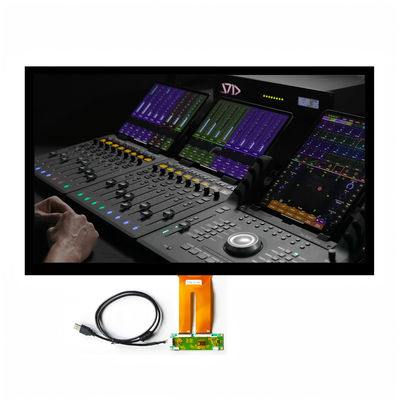 Tela TFT FHD de alto brilho de 21,5 polegadas com toque PCAP – 1000 Nits, entrada LVDS, painel industrial