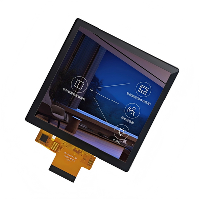 4" LCD TFT Industrial Quadrado (720x720) com PCAP Touch, -20°C~70°C Operação, Interface RGB
