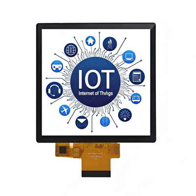 4" LCD TFT Industrial Quadrado (720x720) com PCAP Touch, -20°C~70°C Operação, Interface RGB