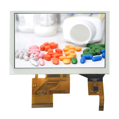 5 polegadas PCAP TFT Display 800*480 RGB Interface With Capacitive Touch Panel para tela de controle de automação