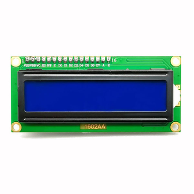 alfanumérico pequeno azul da paralela 5V do Mpu 8bit da exposição do LCD do caráter 16x2 1602