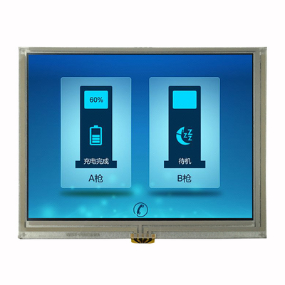 40 Pin Color exposição de TFT LCD RGB de 5,6 polegadas com o painel de toque Resistive