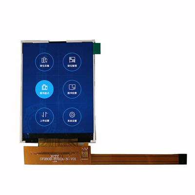 Tela 2,8" de TFT Lcd tipo de Tft Lcd QVGA 240x320 TN da polegada com o módulo do Lcd da relação de série de SPI