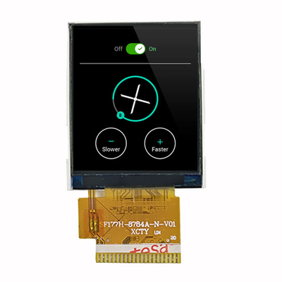 1,77 módulo pequeno do bocado 128x160 TFT LCD do mpu 8 da exposição de TFT lcd da polegada para o dispositivo médico