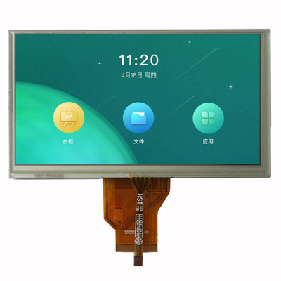 6.5 polegadas 800x480 Industrial TFT LCD Display RGB Interface 50 pin com toque