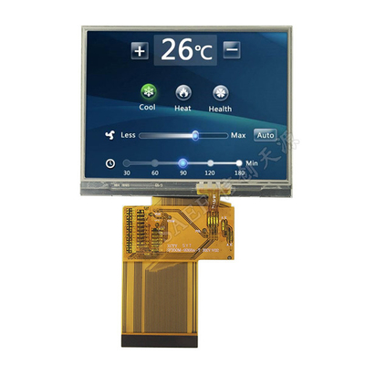 O RGB conecta 3,5 o tipo da paisagem da tela 320x240 QVGA de TFT LCD da polegada