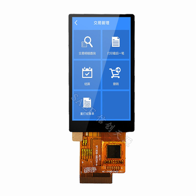 1,9" ângulo de visão completo do tela táctil 170x320 IPS de TFT LCD com relação do CTP SPI MCU