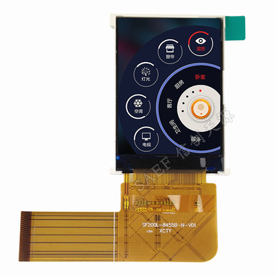 Ecrã LCD TFT 2.0" 240x320 polegadas Tipo IPS Ângulo de visão completo Com Interface SPI+RGB E ILI9335 IC TFT LCD