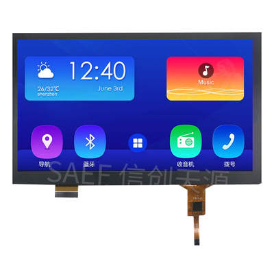 Ecrã táctil médico de 7 polegadas, Ecrã táctil PCAP 1024X600 IPS TFT LCD RGB/mipi Interface W/ Ecrã táctil capacitivo